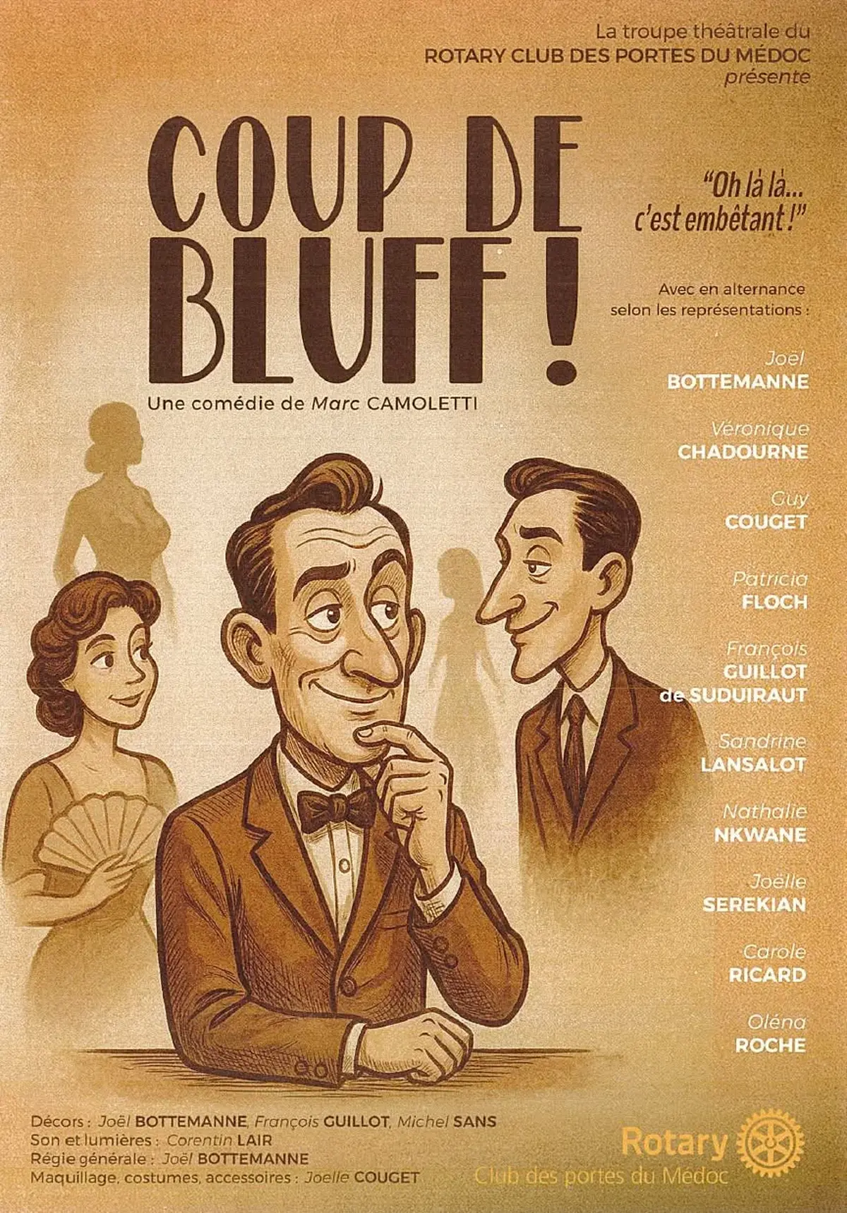 Soirée Théâtre :  Coup de bluff