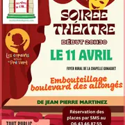 Soirée théâtre : embouteillage boulevard des allongés