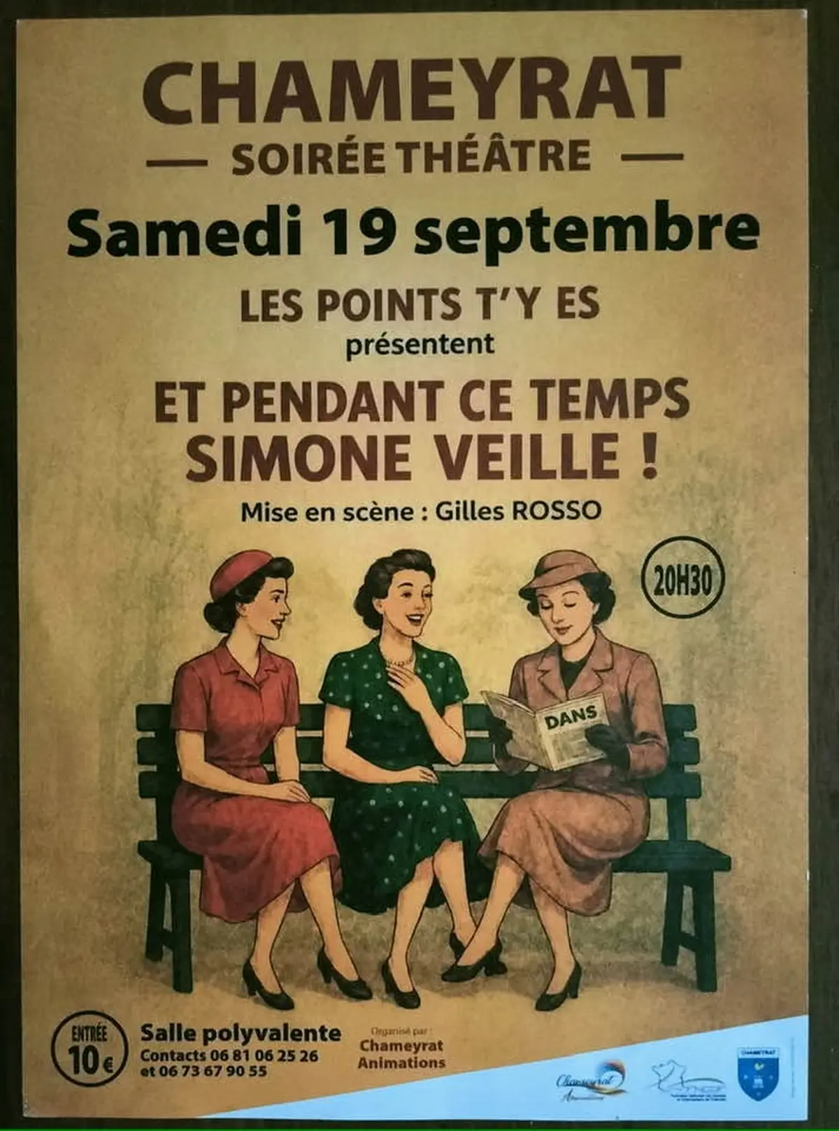 Soirée théâtre : Et pendant ce temps Simone veille