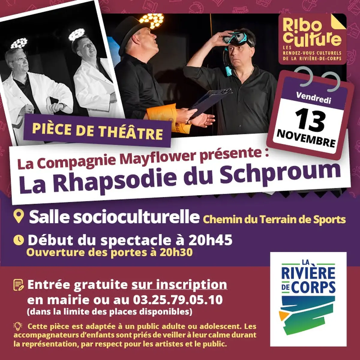 Soirée théâtre : La Rhapsodie du Schproum