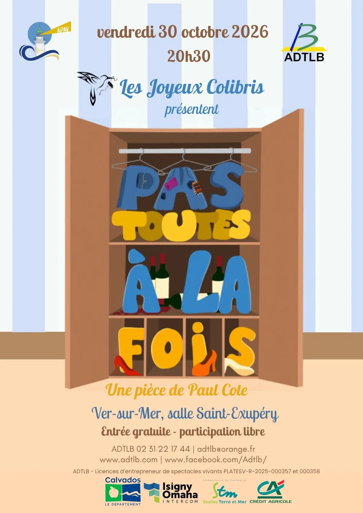 Soirée théâtre : Pas toutes à la fois