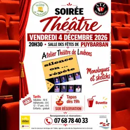 Soirée théâtre : silence on répète