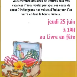 Soirée valise au Livre en Fête à Figeac