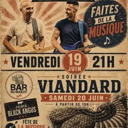 Soirée viandard & fête de la musique