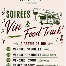 Soirée vin et food truck au Domaine du Collet Vert