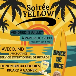 Soirée Yellow au V and B Saint-Doulchard