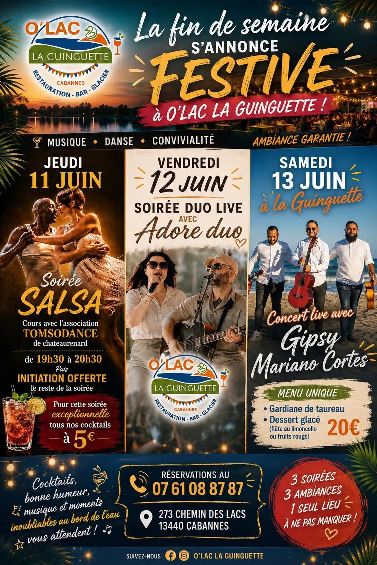 Soirées à la Guinguette