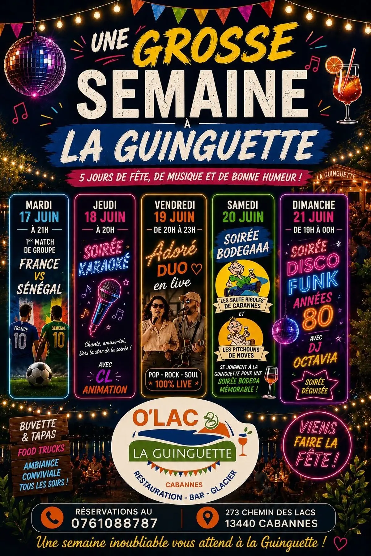 Soirées à la Guinguette
