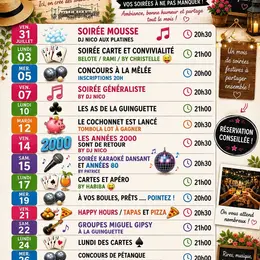 Soirées à la guinguette des amis