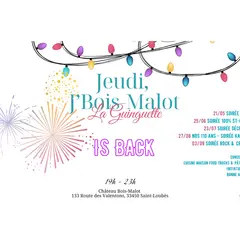 Soirées guinguette « Jeudi, j’Bois-Malot »