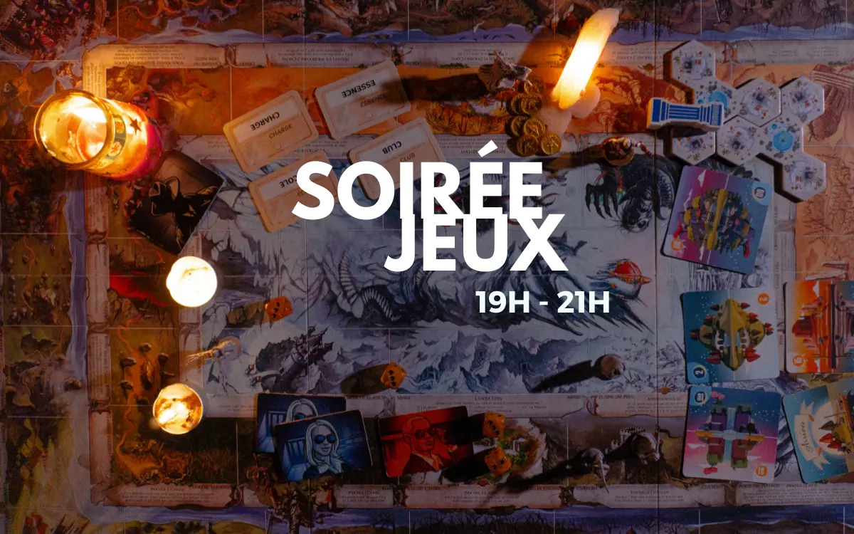 Soirées jeu de société à la bibliothèque Robert Sabatier