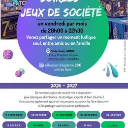 Soirées jeux de société