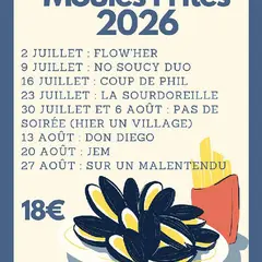 Soirées moules / frites musicales des jeudis