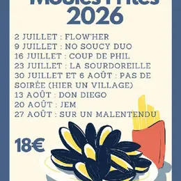Soirées moules / frites musicales des jeudis