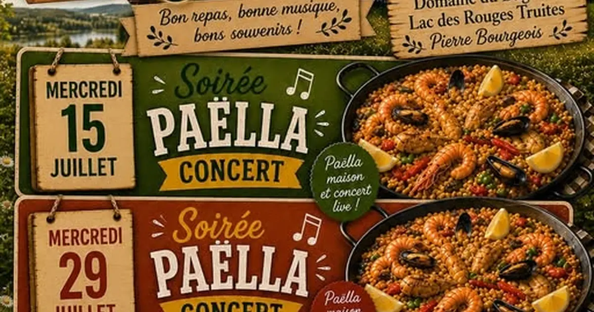 Soirées Repas Concert Domaine du Bugnon