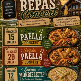 Soirées Repas Concert Domaine du Bugnon