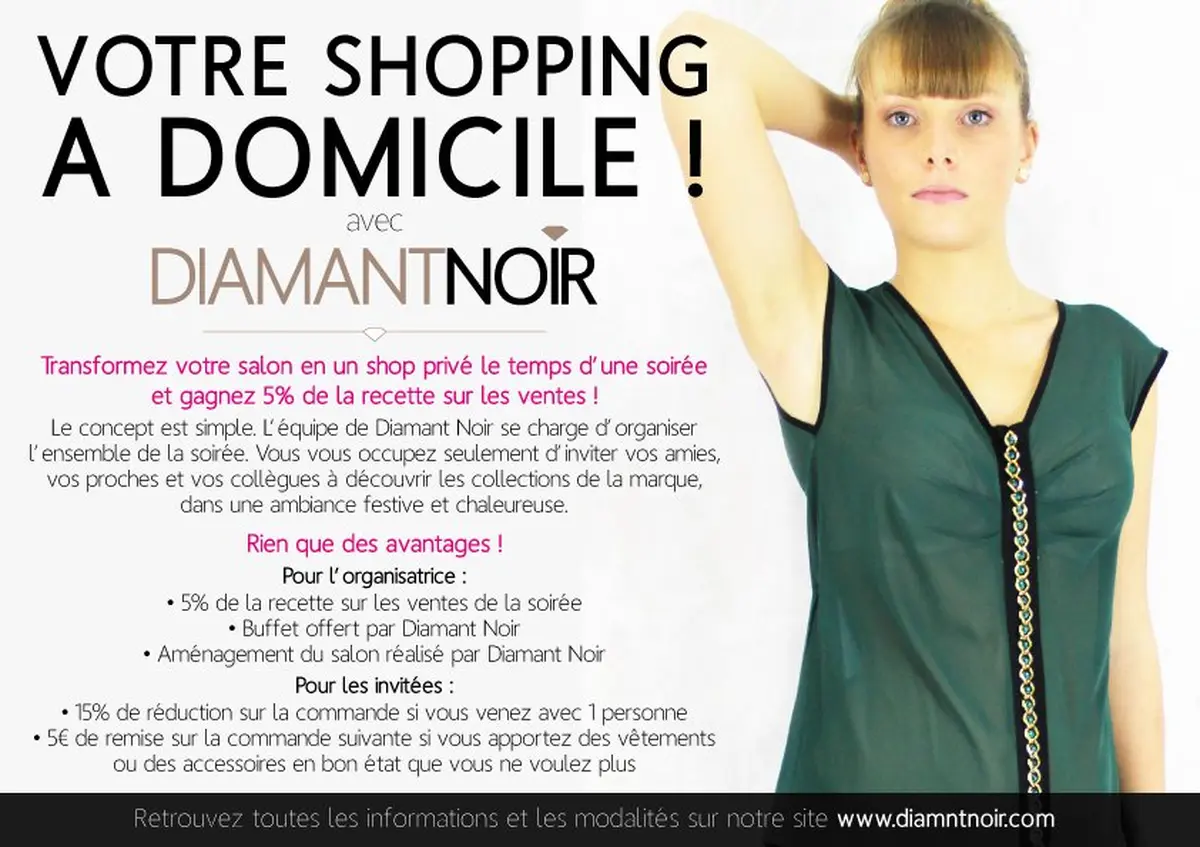 Soirée Shopping avec Diamant Noir