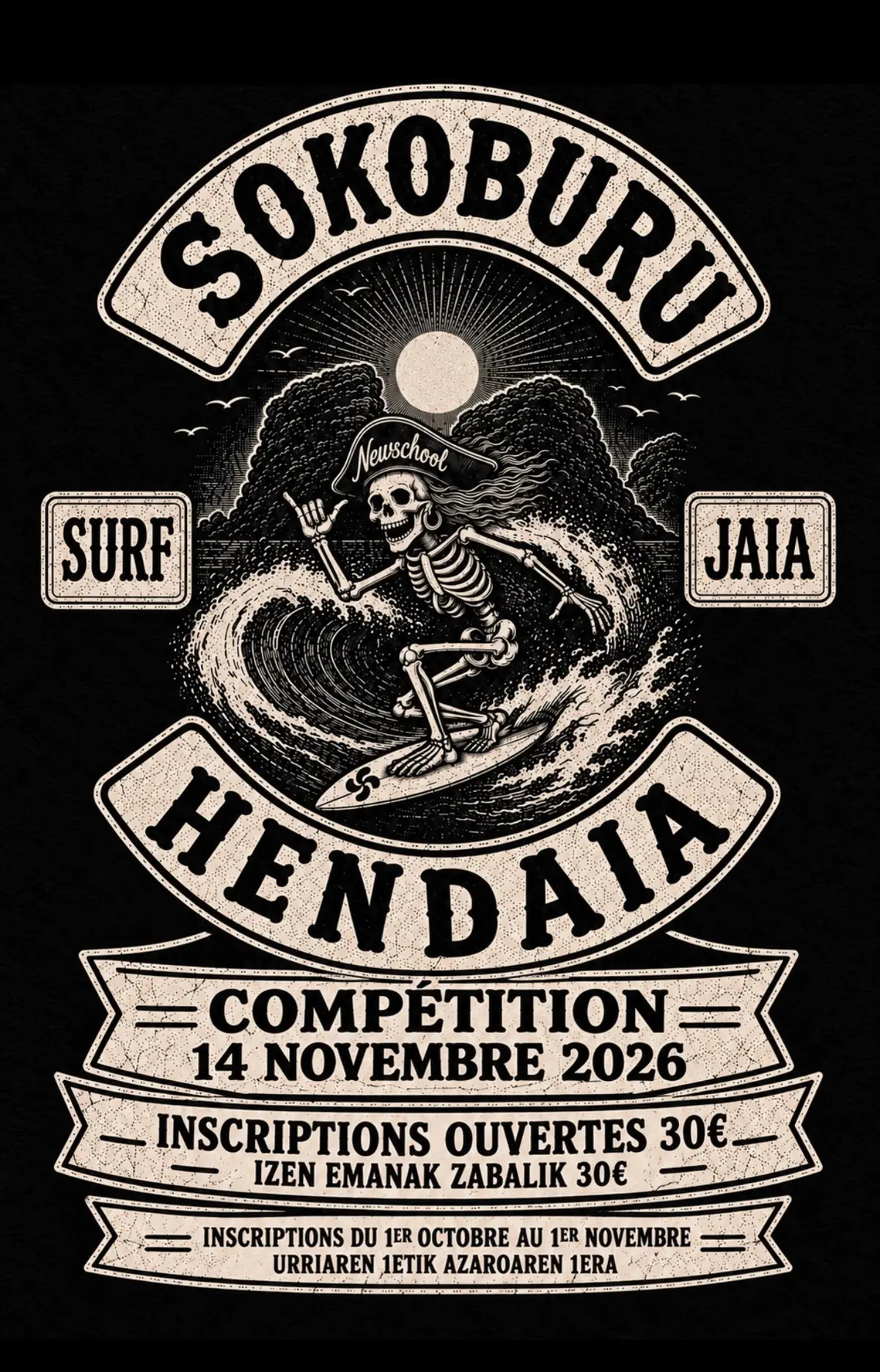 Sokoburu surf jaia 2026