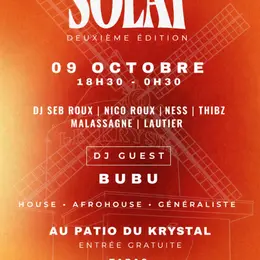 SOLAÏ – Deuxième édition au Patio du Krystal