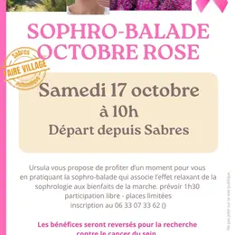Sophro-balade octobre rose