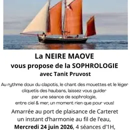 Sophrologie sur la goélette de la Neire Maove