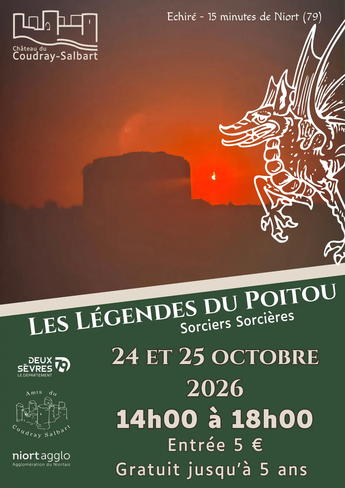 Sorciers Sorcières - Les Légendes du Poitou au Château du Coudray-Salbart à Echiré