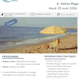 Sortie à la mer à Valras plage