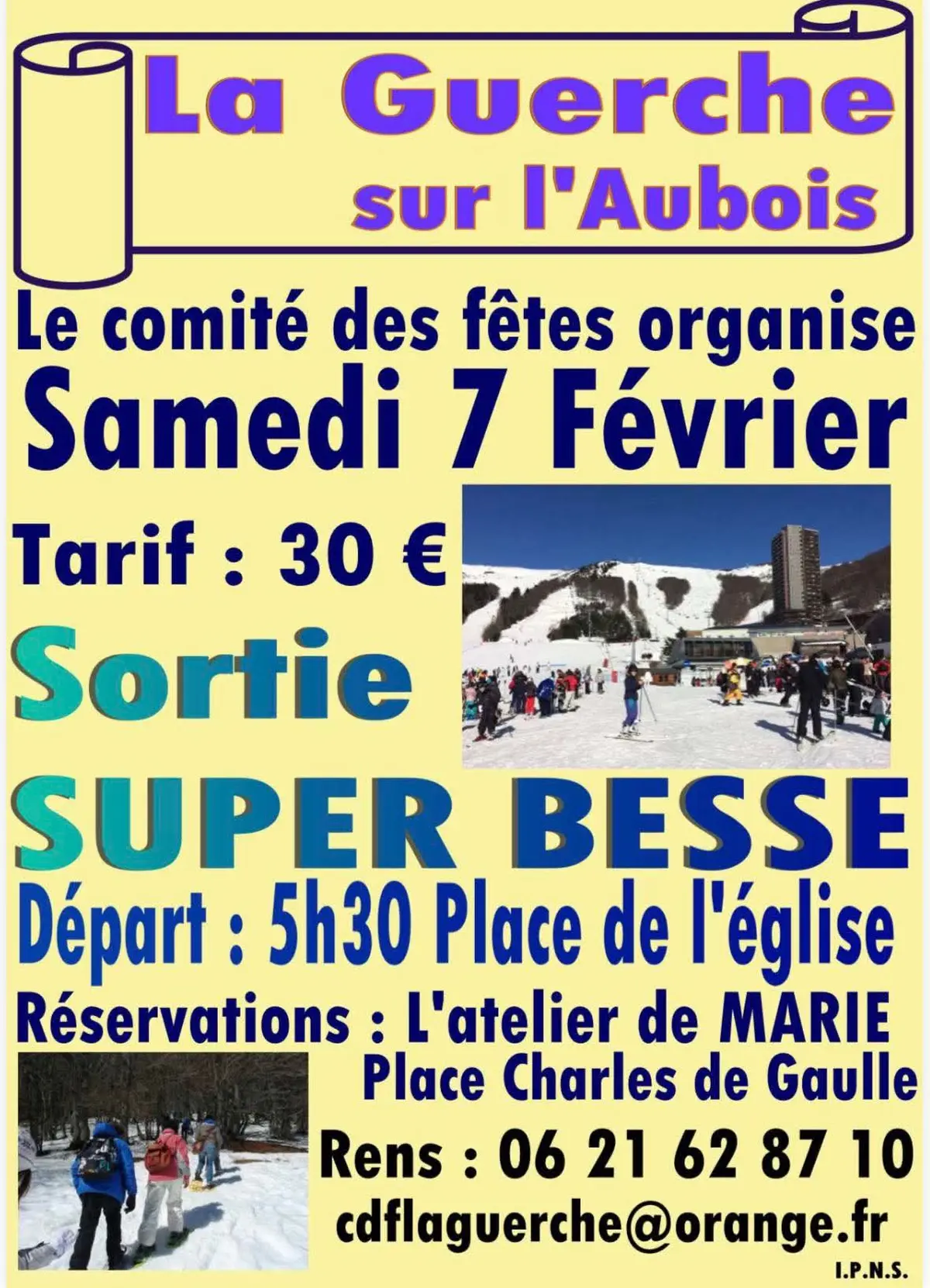 Sortie à Super Besse