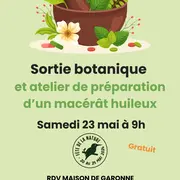 Sortie botanique et préparation d’un macérat huileux