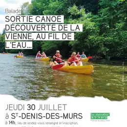 Sortie canoë : découverte de la Vienne, au fil de l'eau
