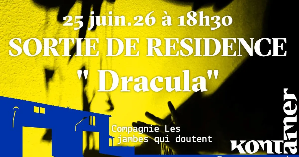 Sortie de résidence de la Compagnie Les Jambes Qui Doutent ”Dracula” - Danse contemporaine pluridisciplinaire