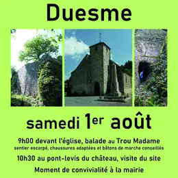 Sortie découverte à Duesme