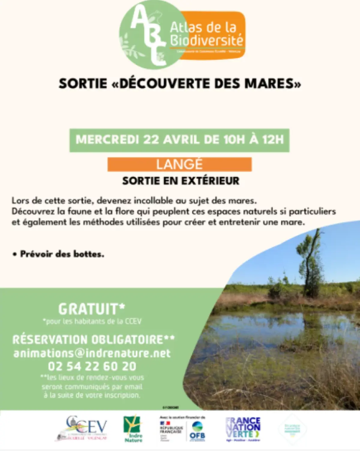 Sortie Découverte des mares