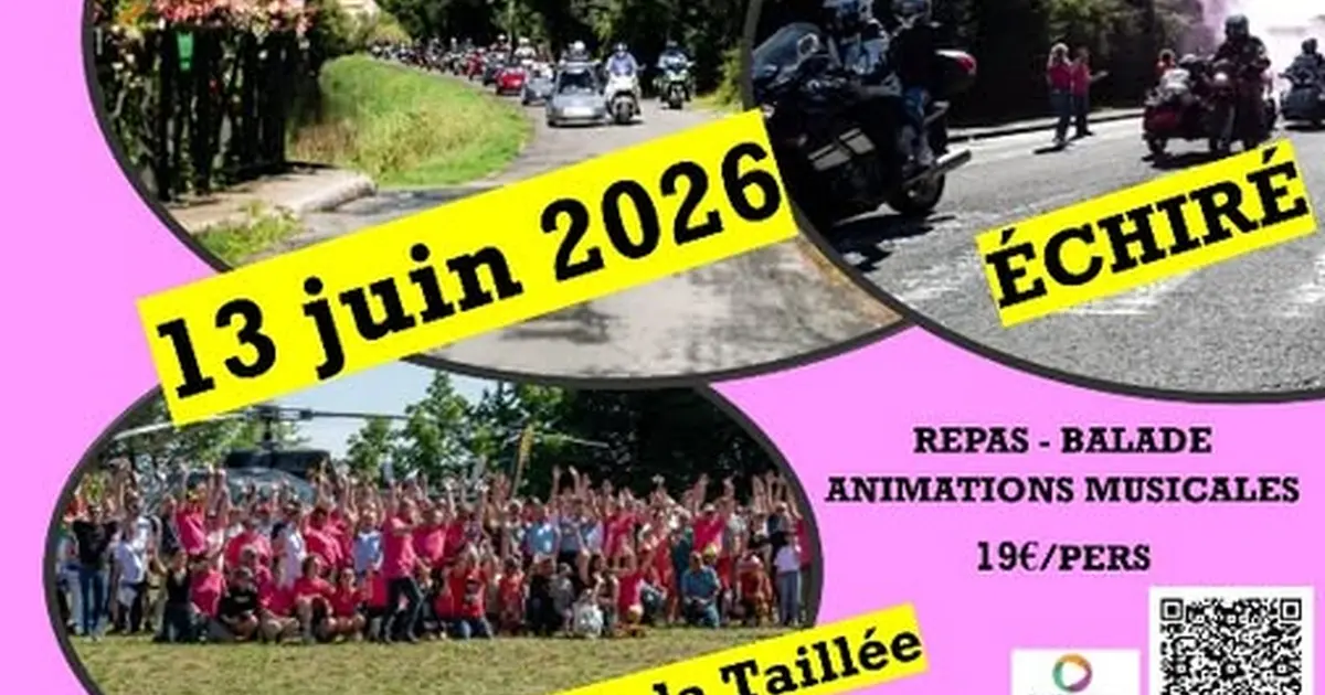 Sortie des Diablotins Roses au profit de JULES, 9 ans, à Echiré