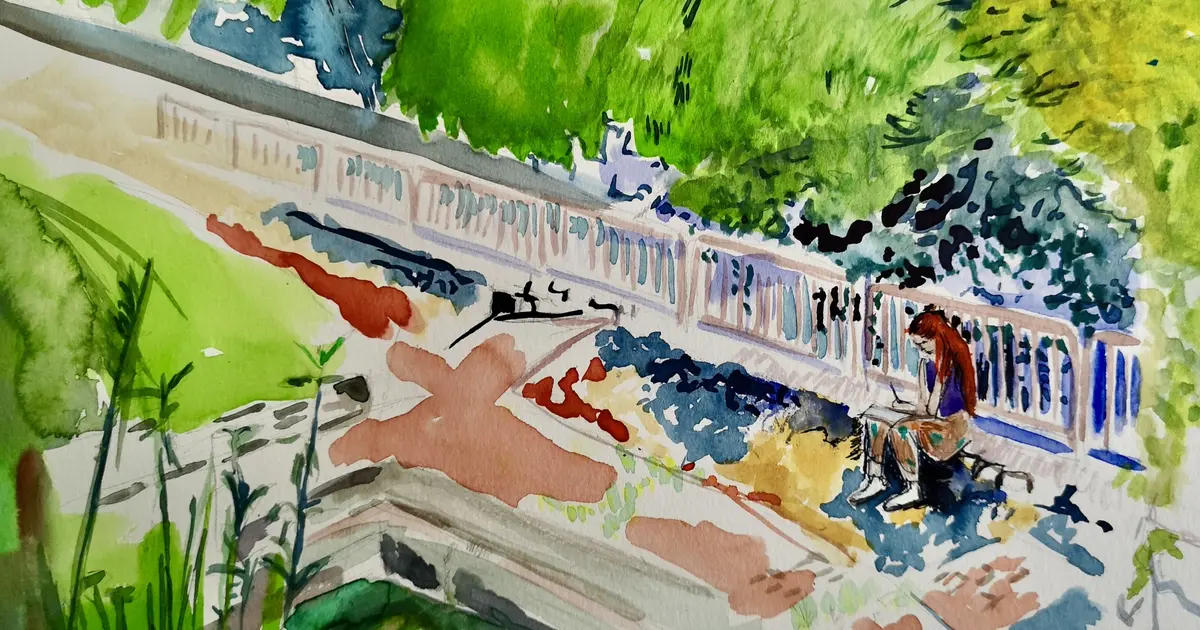 Sortie dessin au Bois de Ste Pezenne à Niort