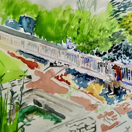 Sortie dessin au Bois de Ste Pezenne à Niort