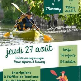 Sortie Famille : descente de l'Ognon en canoë