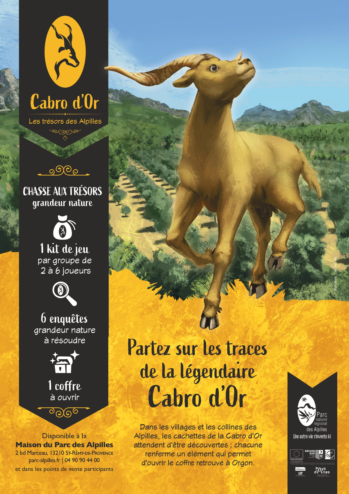 Sortie jeu : A la recherche de la Cabro d'Or