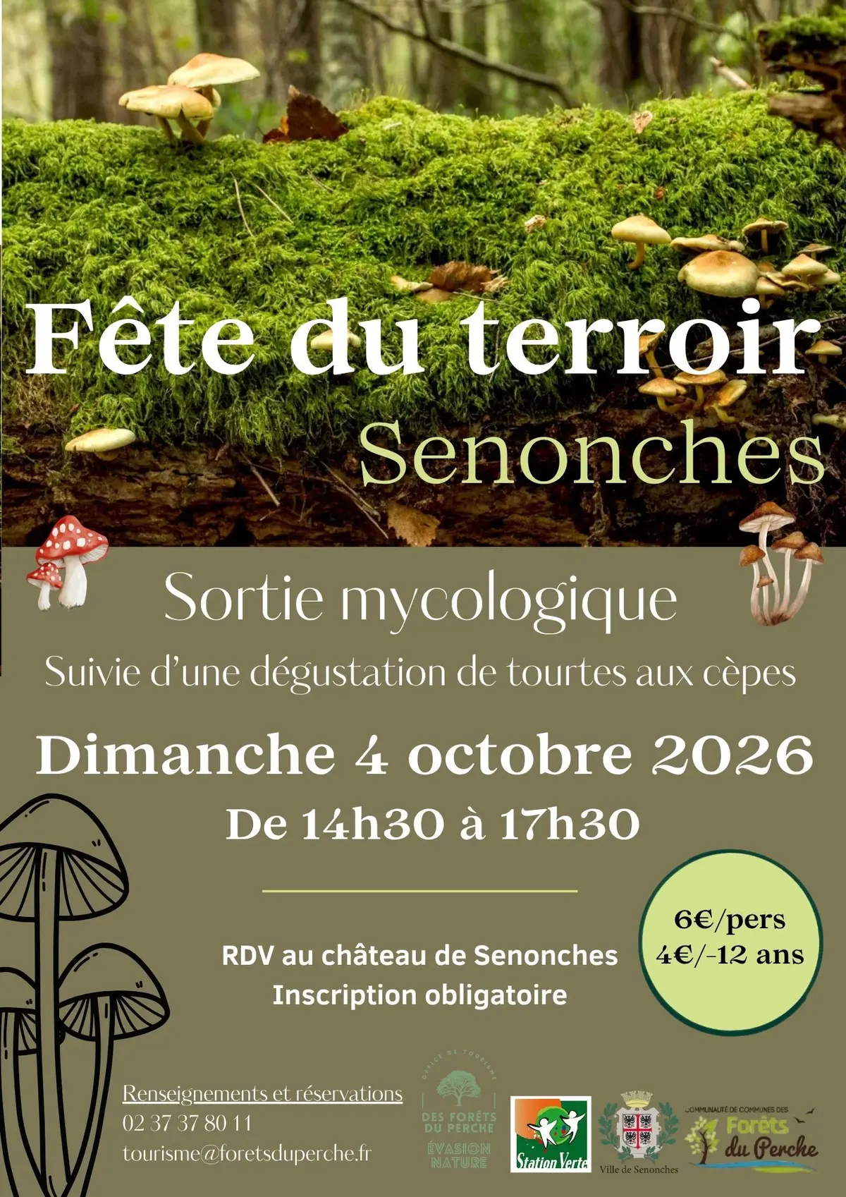 Sortie mycologique & dégustation de tourtes aux cèpes