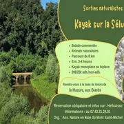 Sortie naturaliste en kayak sur la Sélune