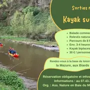 Sortie naturaliste en kayak sur la Sélune