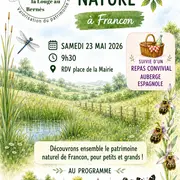 Sortie Nature à Francon Organisé Par L'Association Coteaux De La Louge Au Bernès