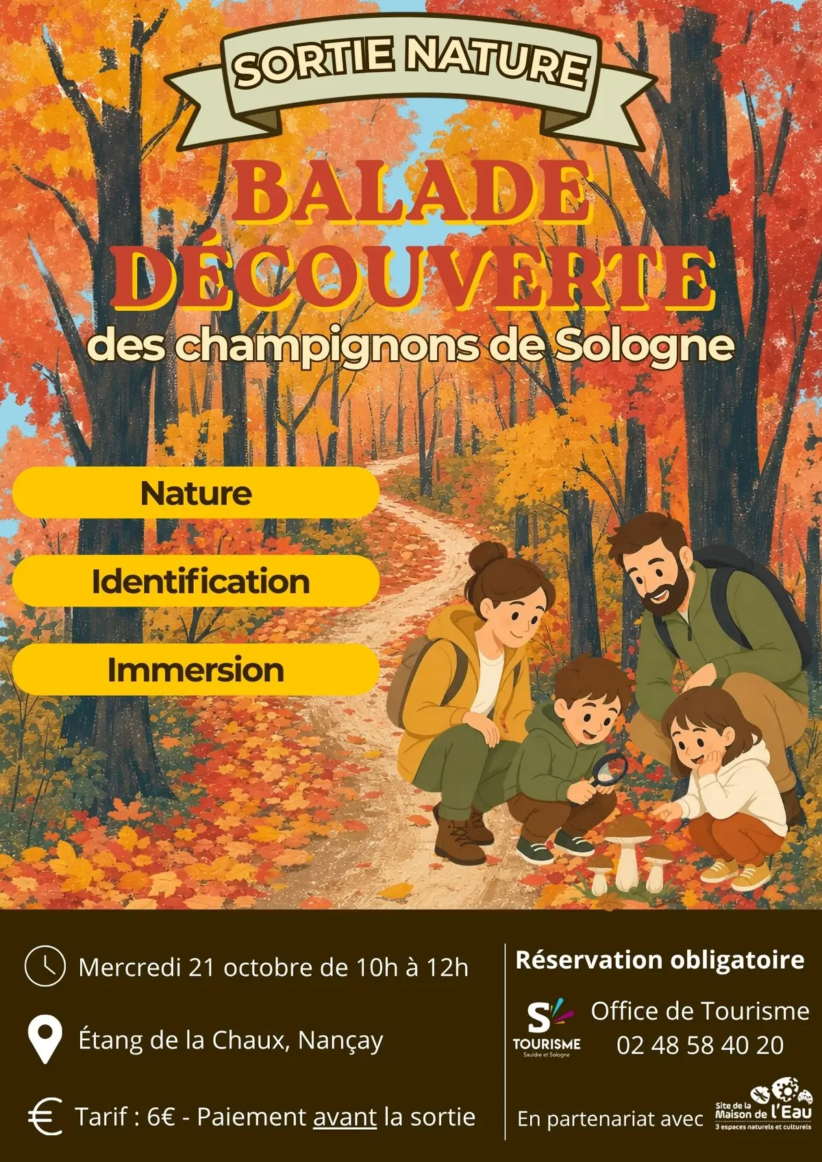 Sortie Nature : balade découverte des champignons