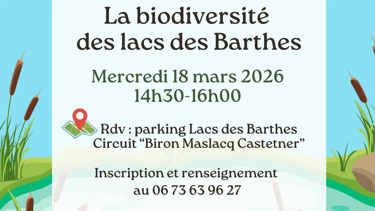 Sortie nature : La biodiversité des lacs