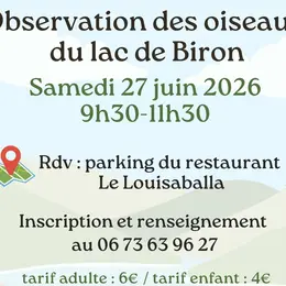 Sortie Nature : Observation des oiseaux