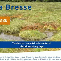 Sortie nature  Tourbières : un patrimoine naturel, historique et paysager