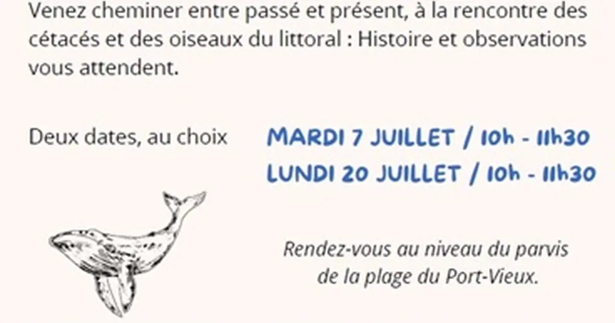 Sortie patrimoine naturel et culturel avec le Centre de la Mer