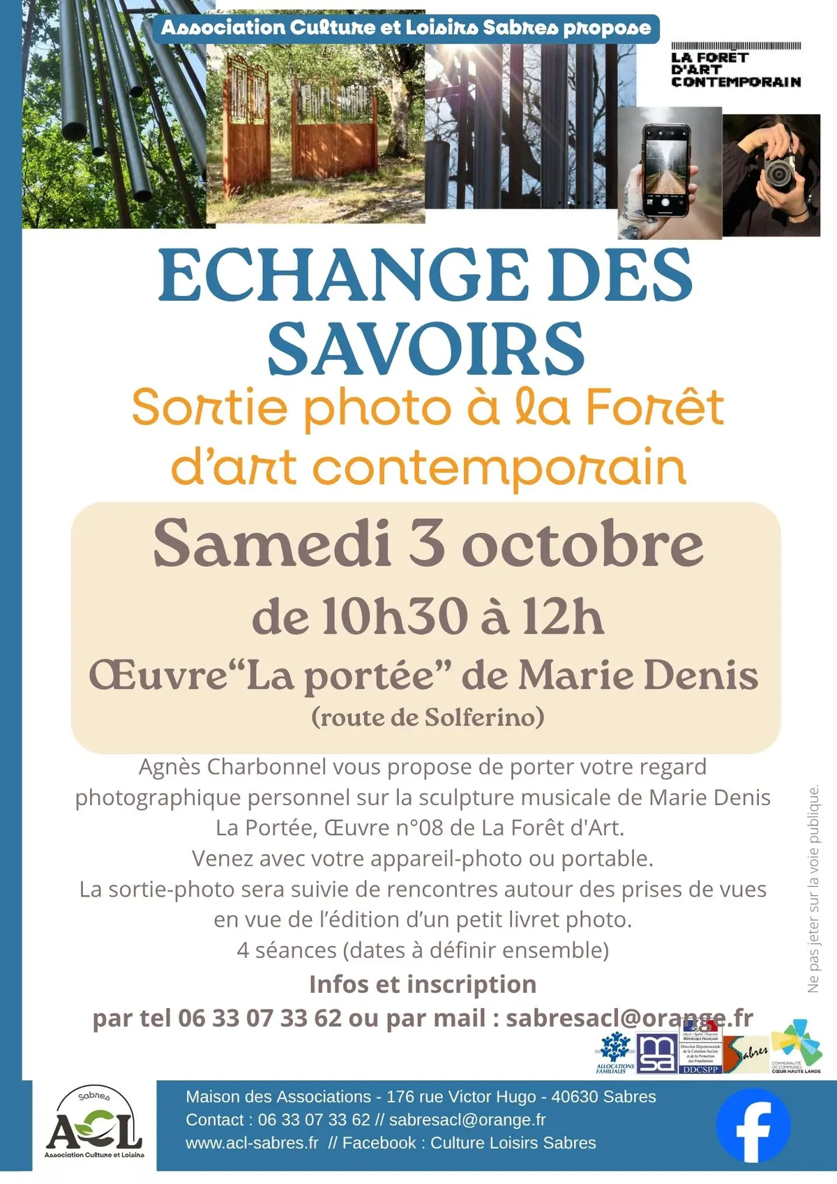 Sortie photo à la Foret d'art contemporain