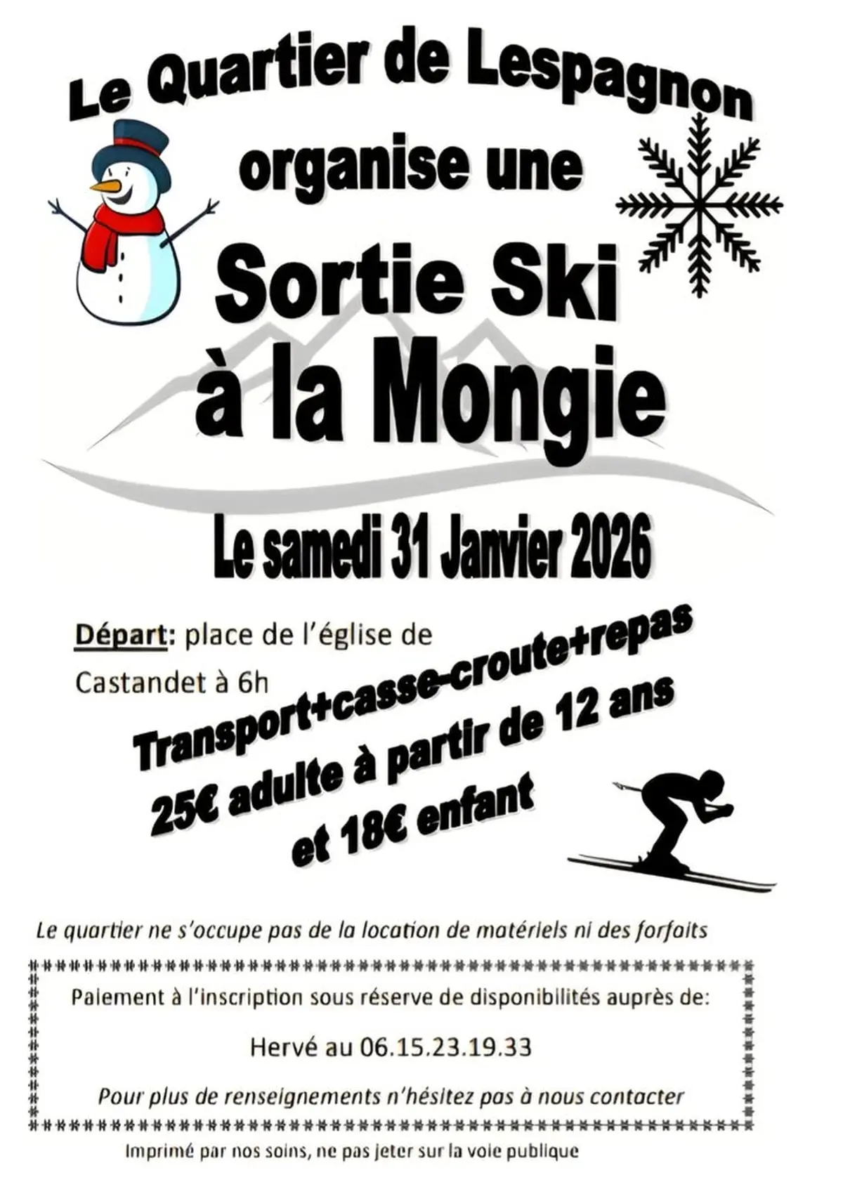 Sortie ski
