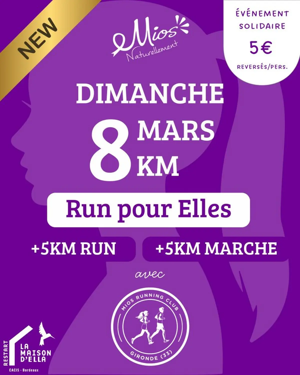 Sortie solidaire : run pour elles
